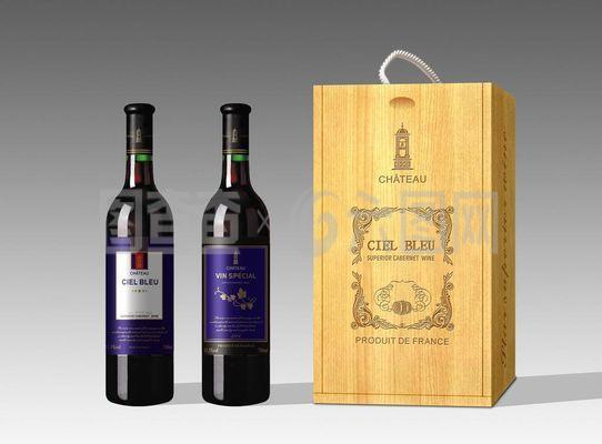 紅酒包裝 木盒圖片